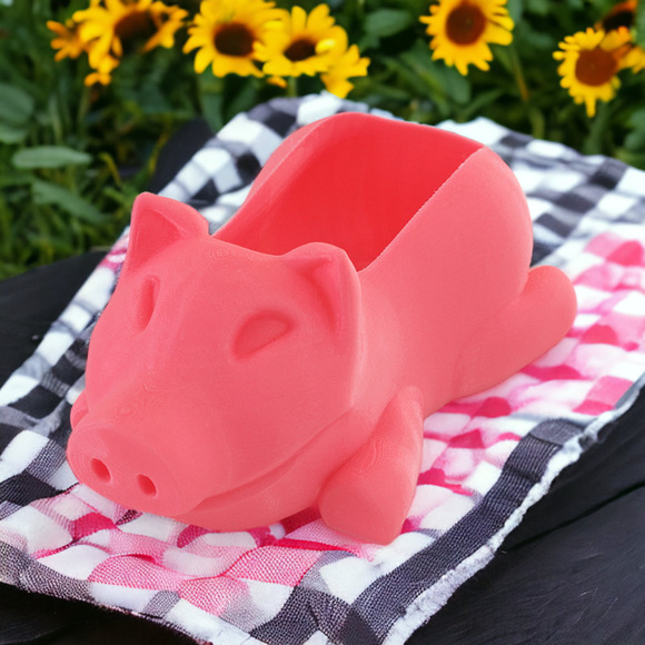 Pig Planter Plant Pot Planter Succulent Cactus Pig Shape Flower Pot for Garden - Picture 2 of 4